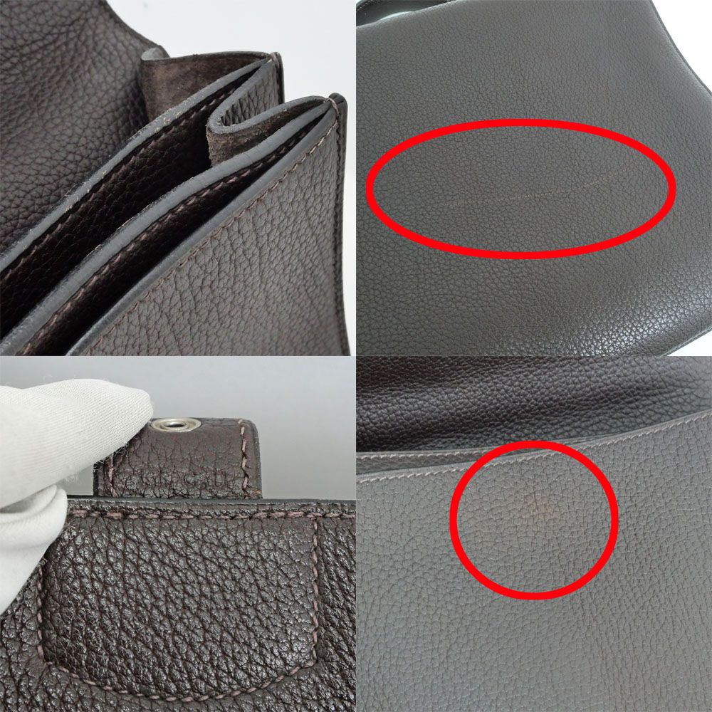 Hermes Sac a Depeches 41 Tote Brown Construction Togo Business — view 9