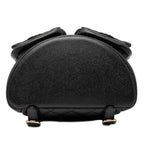 Chanel Triple CC Logo Quilted Chain Backpack Black Caviar Leather — view 3
