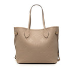 Louis Vuitton Monogram Empreinte Neverfull Tote Shoulder Bag Tourtrere Gray