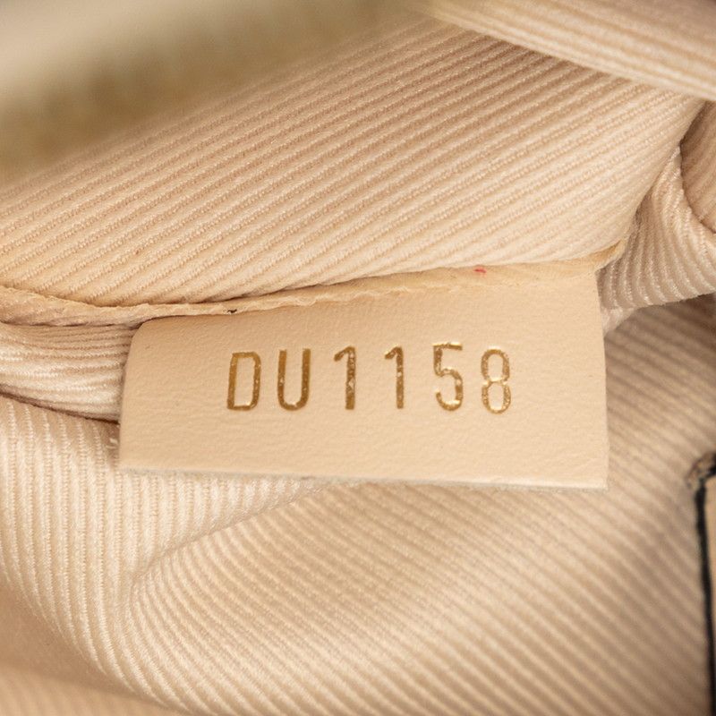 Louis Vuitton Monogram Saintonge Crossbody Shoulder Bag Brown Beige Leather — view 6