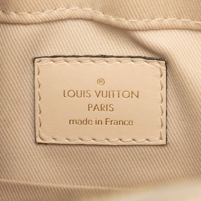 Louis Vuitton Monogram Saintonge Crossbody Shoulder Bag Brown Beige Leather — view 5