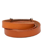 Hermes Hapi 2 Long Bracelet Brown Leather Metal — view 3