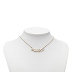 Chanel Heart CC Logo Necklace Gold Plated Rhinestone Bijuu — view 5
