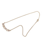 Chanel Heart CC Logo Necklace Gold Plated Rhinestone Bijuu — view 3