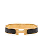 Hermes Click PM Bracelet Gold Black Plated