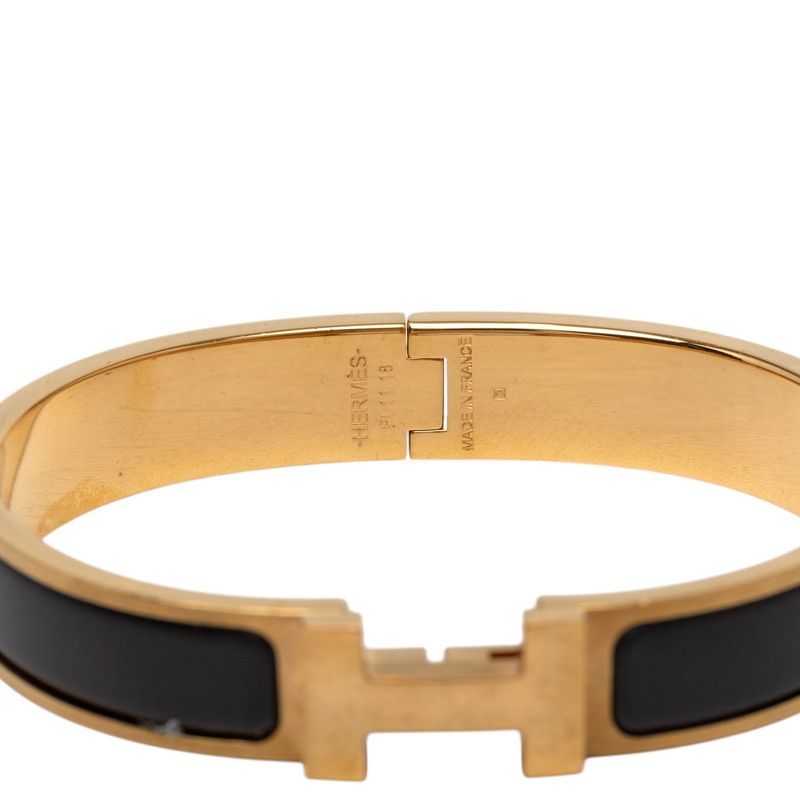Hermes Click PM Bracelet Gold Black Plated — view 5