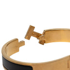 Hermes Click PM Bracelet Gold Black Plated — view 4