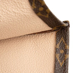 Louis Vuitton Monogram Sac Plat Tote Brown Leather — view 6