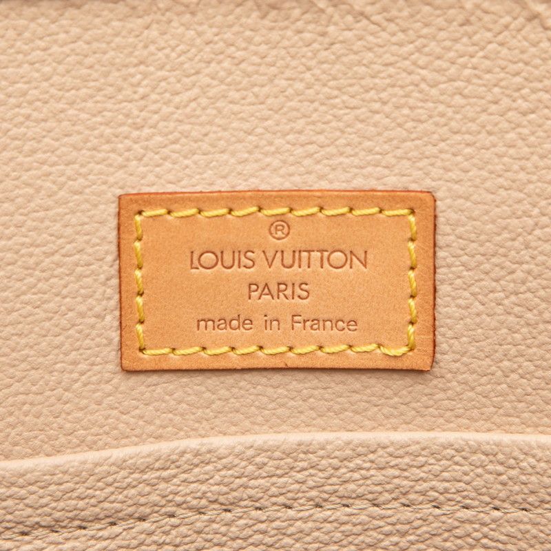 Louis Vuitton Monogram Sac Plat Tote Brown Leather — view 5