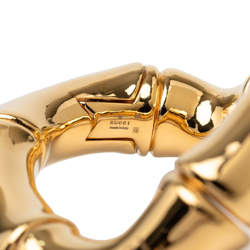 Gucci Bambu Calf Bracelet M Gold Plated — view 4