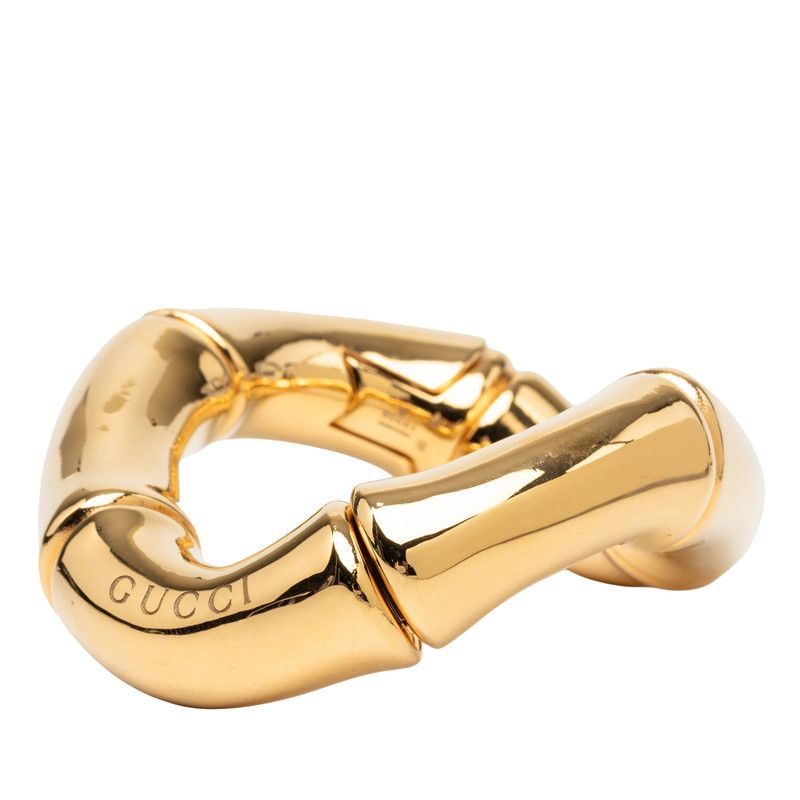 Gucci Bambu Calf Bracelet M Gold Plated — view 2