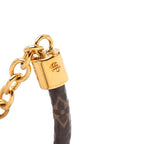 Louis Vuitton Monogram Bracelet Blue Ming Heart Brown Plated — view 5