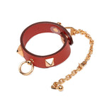 Hermes Rival Glove Holder Red Veau Swift Plated