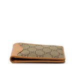 Gucci GG Canvas Bifold Wallet Beige Brown — view 3
