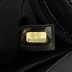 Chanel CC Logo Quilted Boy Chain Shoulder Bag Black Multicolor Lambskin — view 6