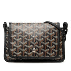 Goyard Plumet Crossbody Shoulder Bag Pouch Wallet Black Brown Leather