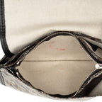 Goyard Plumet Crossbody Shoulder Bag Pouch Wallet Black Brown Leather — view 4
