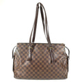 Louis Vuitton Shoulder Bag Chelsea Damier Canvas Ebene Brown