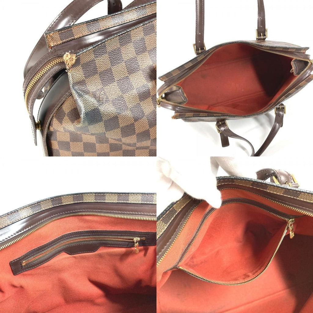 Louis Vuitton Shoulder Bag Chelsea Damier Canvas Ebene Brown — view 7