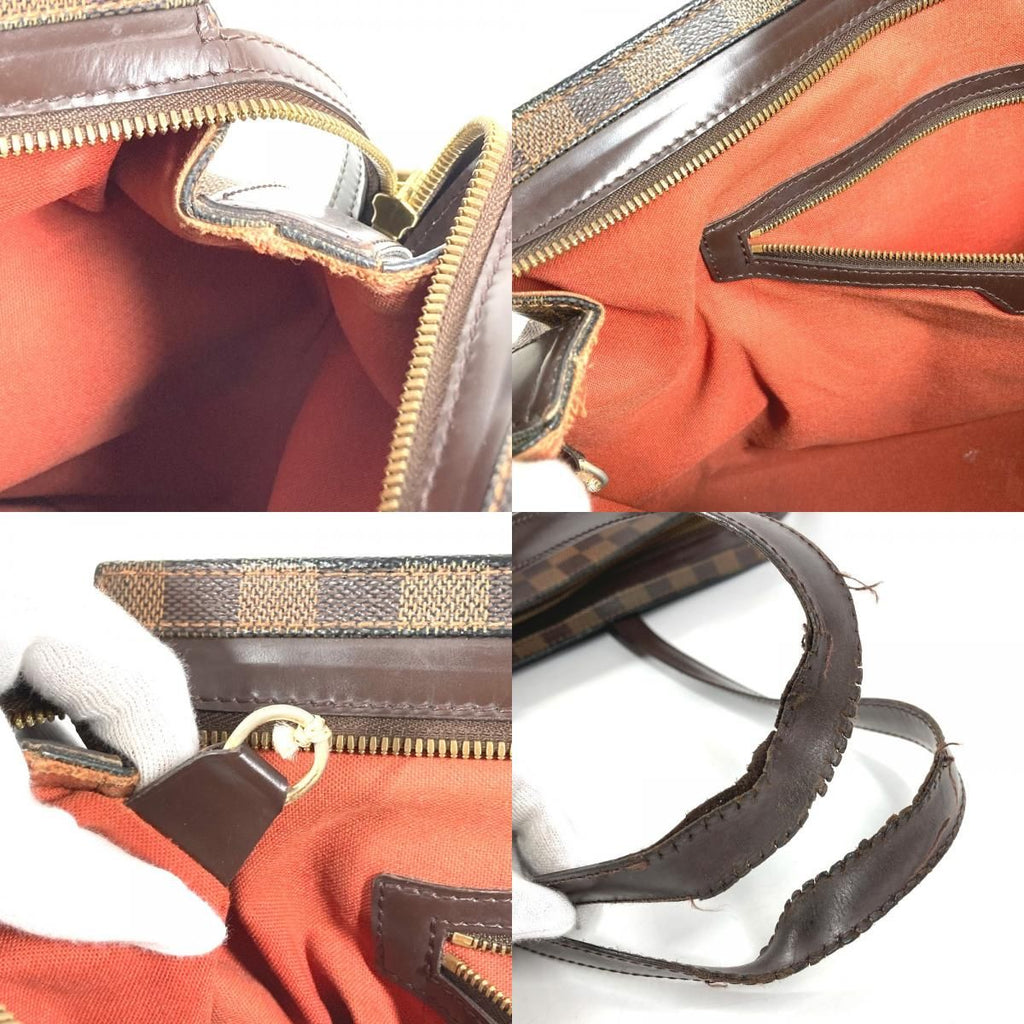 Louis Vuitton Shoulder Bag Chelsea Damier Canvas Ebene Brown — view 8