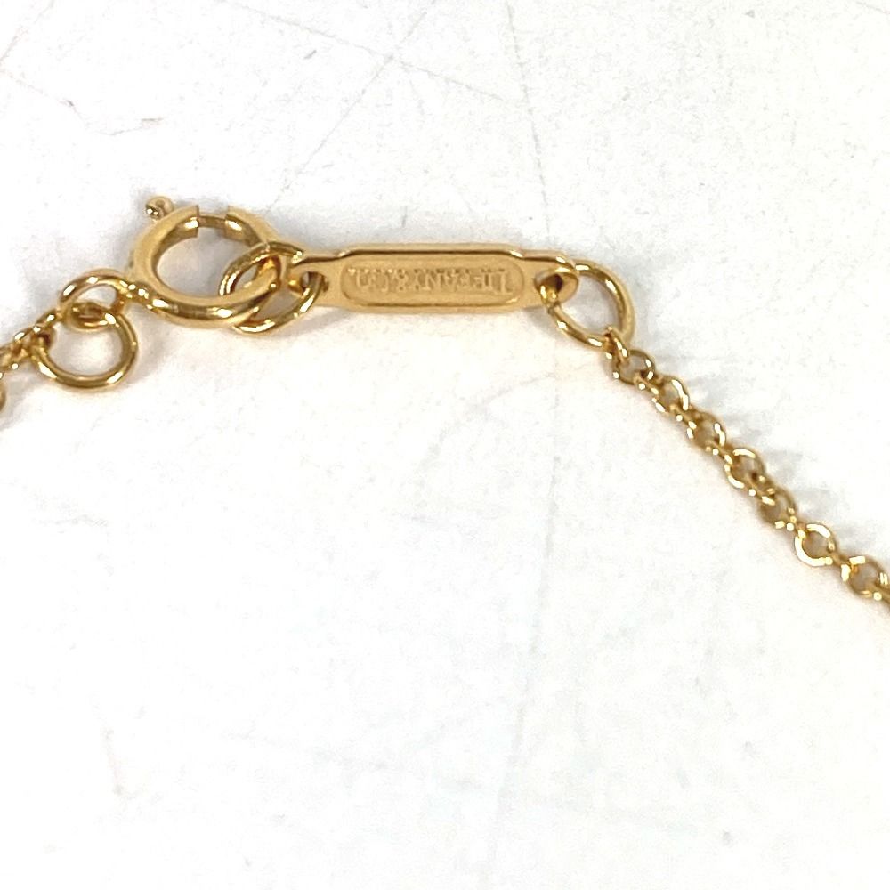 Tiffany & Co Necklace Door Knock Akoya Pearl Diamond Gold — view 8
