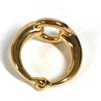 Hermes Scarf Ring Metal Gold — view 4