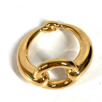 Hermes Scarf Ring Metal Gold — view 2