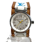Louis Vuitton Watch Tumble Monogram Multicolor Canvas Blanc White — view 3