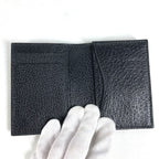 Gucci Card Case Double GG Logo Leather Black — view 7