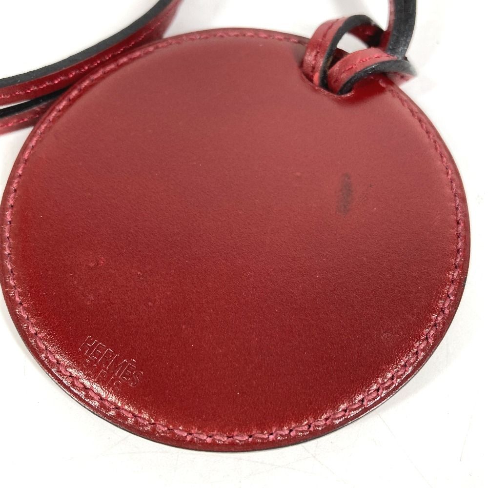 Hermes Necklace Mirror Leather Brown — view 5