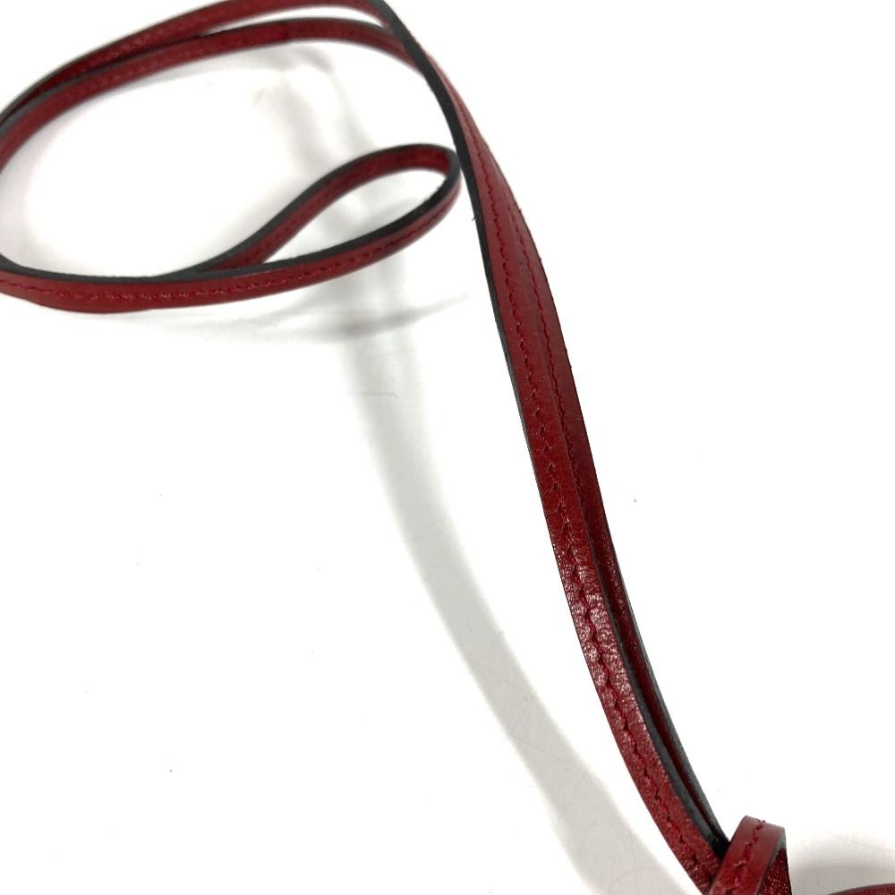 Hermes Necklace Mirror Leather Brown — view 3
