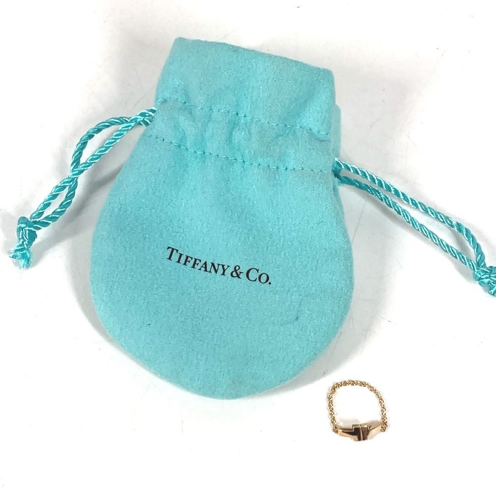 Tiffany & Co Ring T Two Chain Gold — view 7