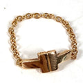 Tiffany & Co Ring T Two Chain Gold
