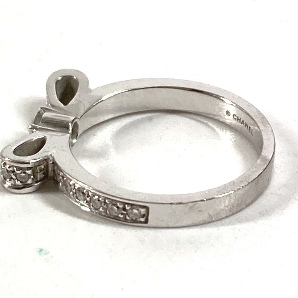 Chanel Ring Ribbon Diamond Silver — view 7