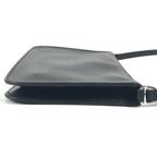 Hermes Shoulder Bag Pouch Zip Azap-: to Go Chaine D'ancre Leather Black — view 4