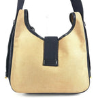 Hermes Shoulder Bag Saco Leather Canvas Beige — view 3
