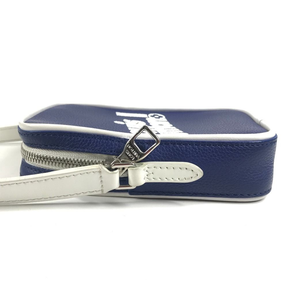 Louis Vuitton Shoulder Bag Danube Ppm Leather Blue — view 4