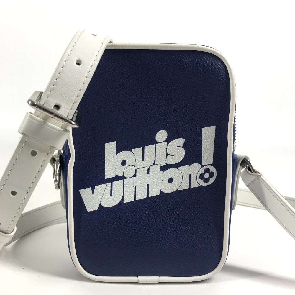 Louis Vuitton Shoulder Bag Danube Ppm Leather Blue