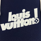 Louis Vuitton Shoulder Bag Danube Ppm Leather Blue — view 6