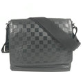 Louis Vuitton Shoulder Bag District PM Damier Infini Leather Onyx Black