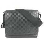 Louis Vuitton Shoulder Bag District PM Damier Infini Leather Onyx Black