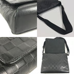 Louis Vuitton Shoulder Bag District PM Damier Infini Leather Onyx Black — view 7