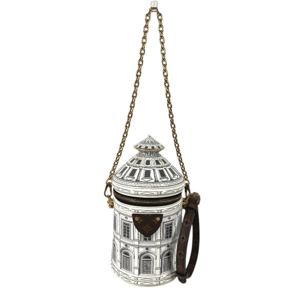 Louis Vuitton Shoulder Bag Cannes Leather White