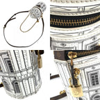 Louis Vuitton Shoulder Bag Cannes Leather White — view 8