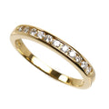 Tiffany & Co 18k Yellow Gold Channel Setting Ring Diamond