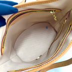 Louis Vuitton Bucket PM Monogram Leather Brown Light Shoulder Bag Gold — view 3