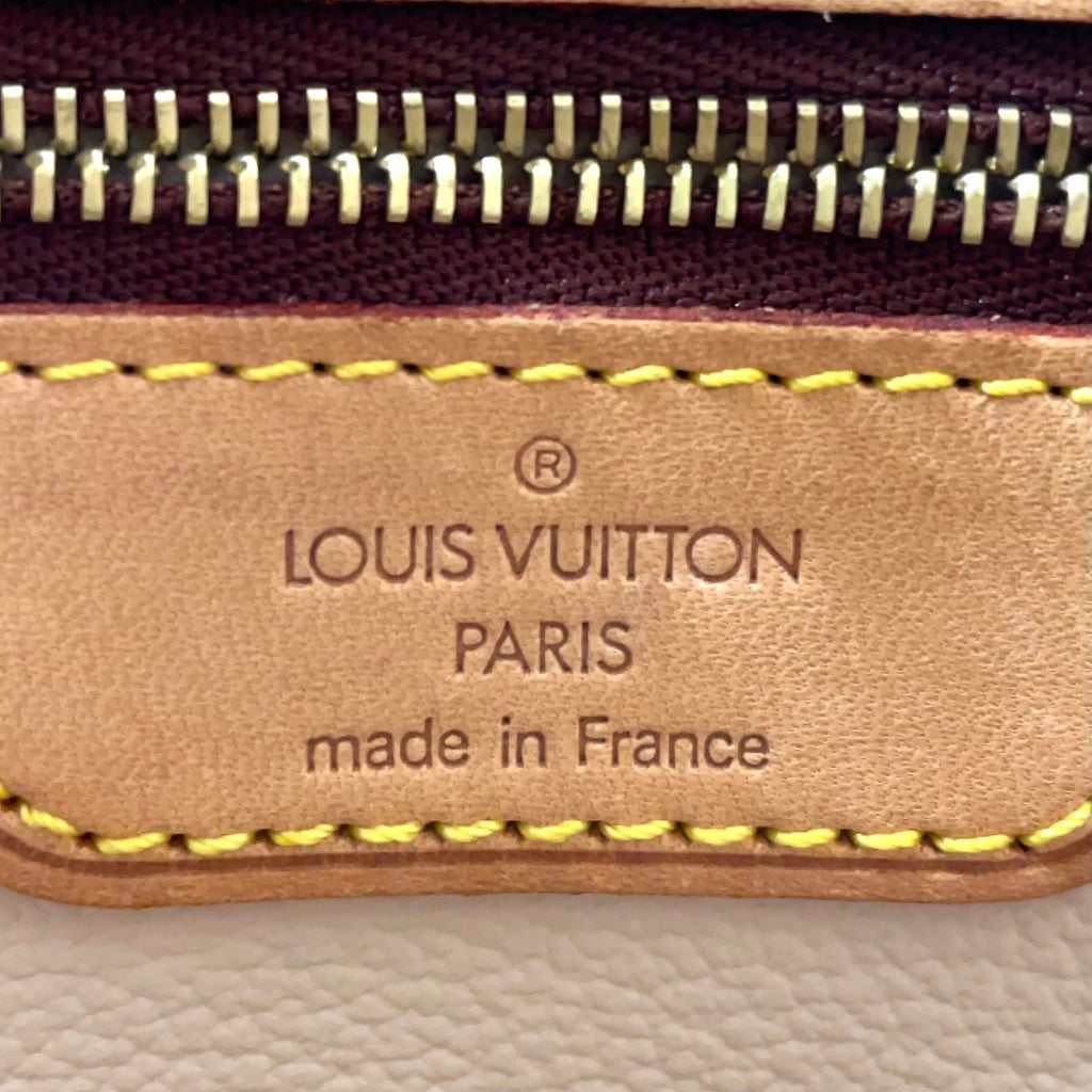 Louis Vuitton Bucket PM Monogram Leather Brown Light Shoulder Bag Gold — view 4