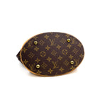 Louis Vuitton Bucket PM Monogram Leather Brown Light Shoulder Bag Gold — view 8