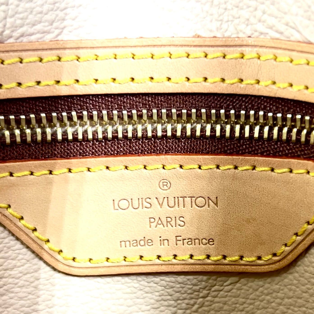 Louis Vuitton Bucket PM Monogram Leather Brown Light Shoulder Bag Gold — view 4
