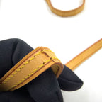 Louis Vuitton Pochette Twin GM Monogram Leather Brown Light Shoulder Bag Gold — view 7